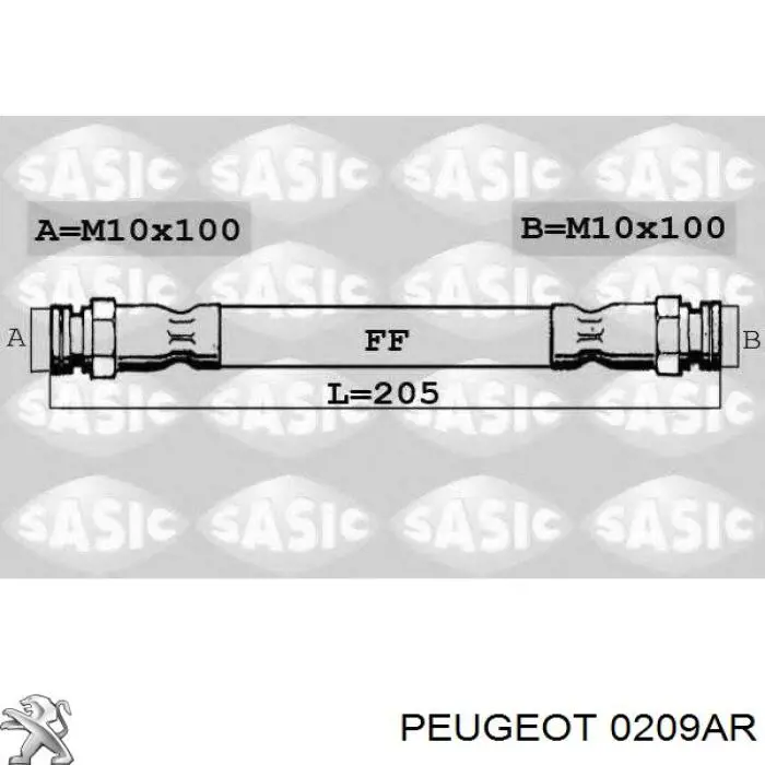 0209AR Peugeot/Citroen junta de culata