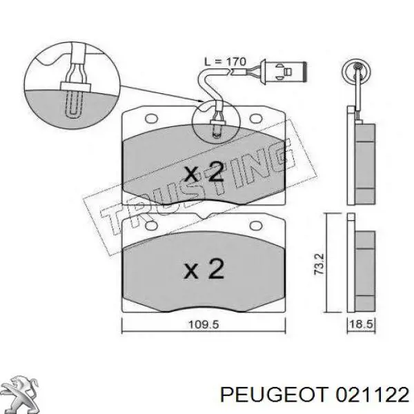 Peugeot/Citroen 021122 precio, desde 39,20 EUR