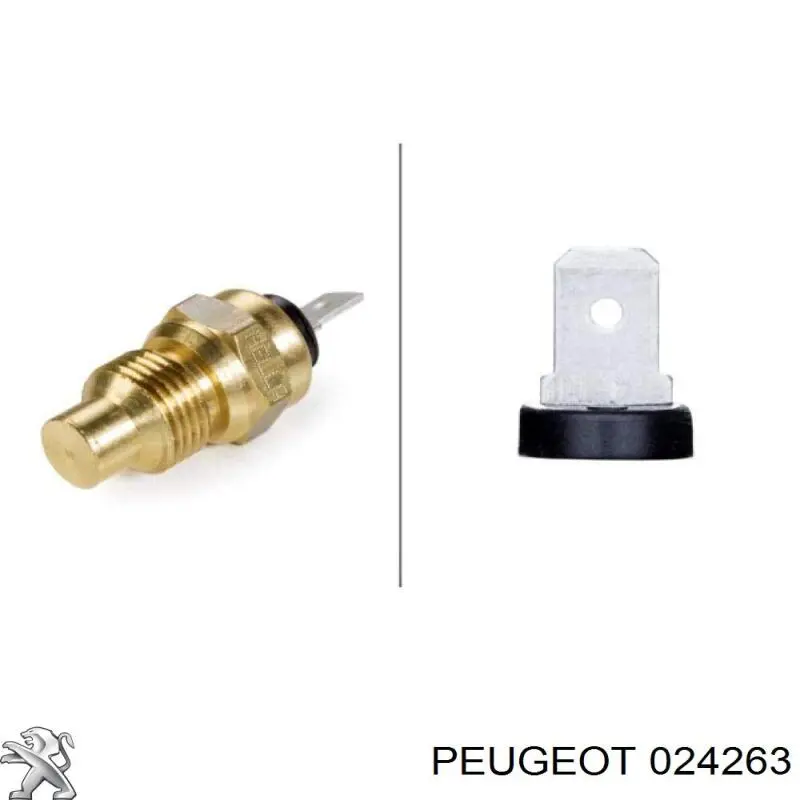 Sensor de temperatura 133802 Peugeot/Citroen