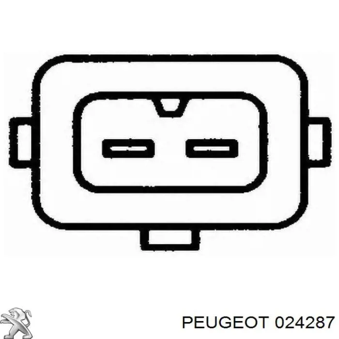 Retrovisor izquierdo Peugeot/Citroen 024287