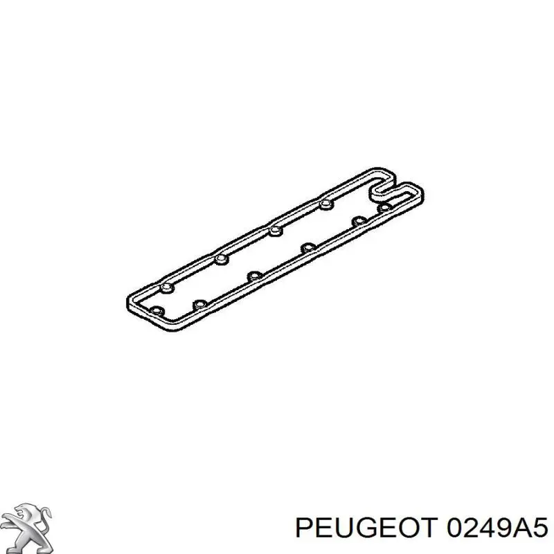 0249A5 Peugeot/Citroen junta, tapa de culata de cilindro derecha