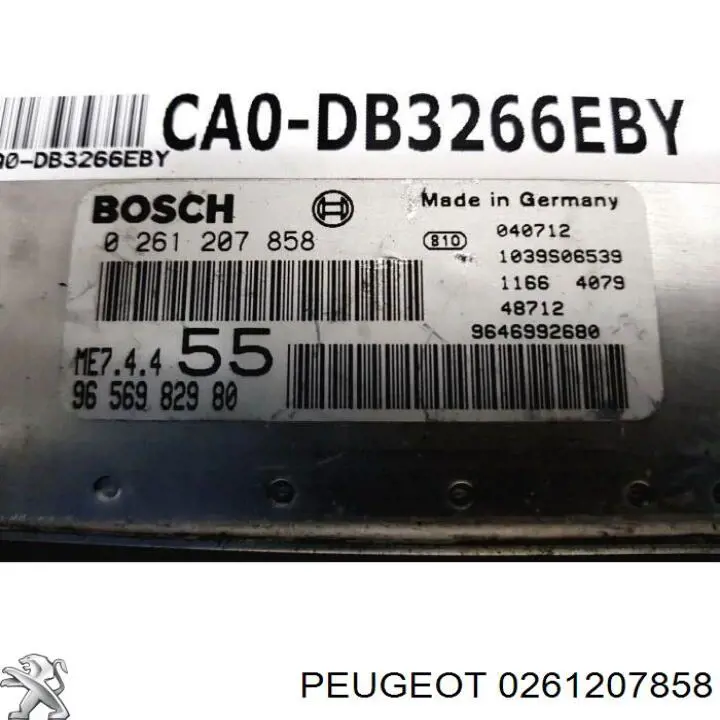 0261207858 Peugeot/Citroen 
