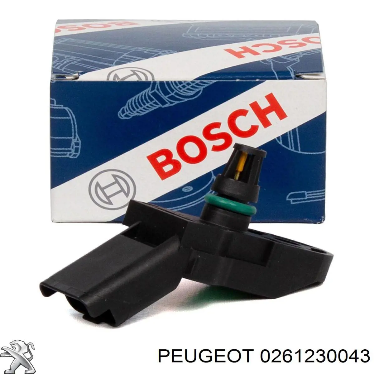 0261230043 Peugeot/Citroen sensor de presion del colector de admision