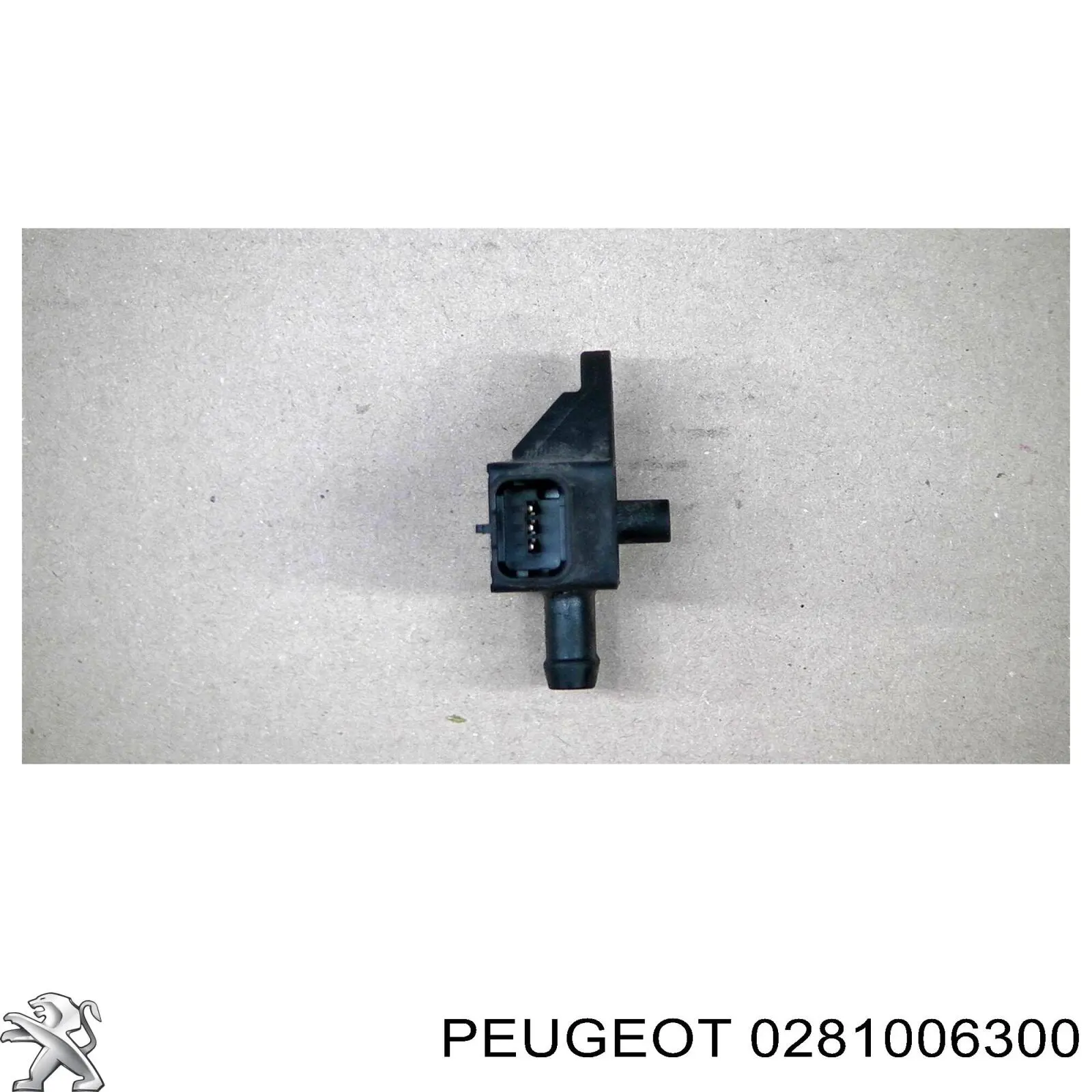 0281006300 Peugeot/Citroen sensor de presion de escape