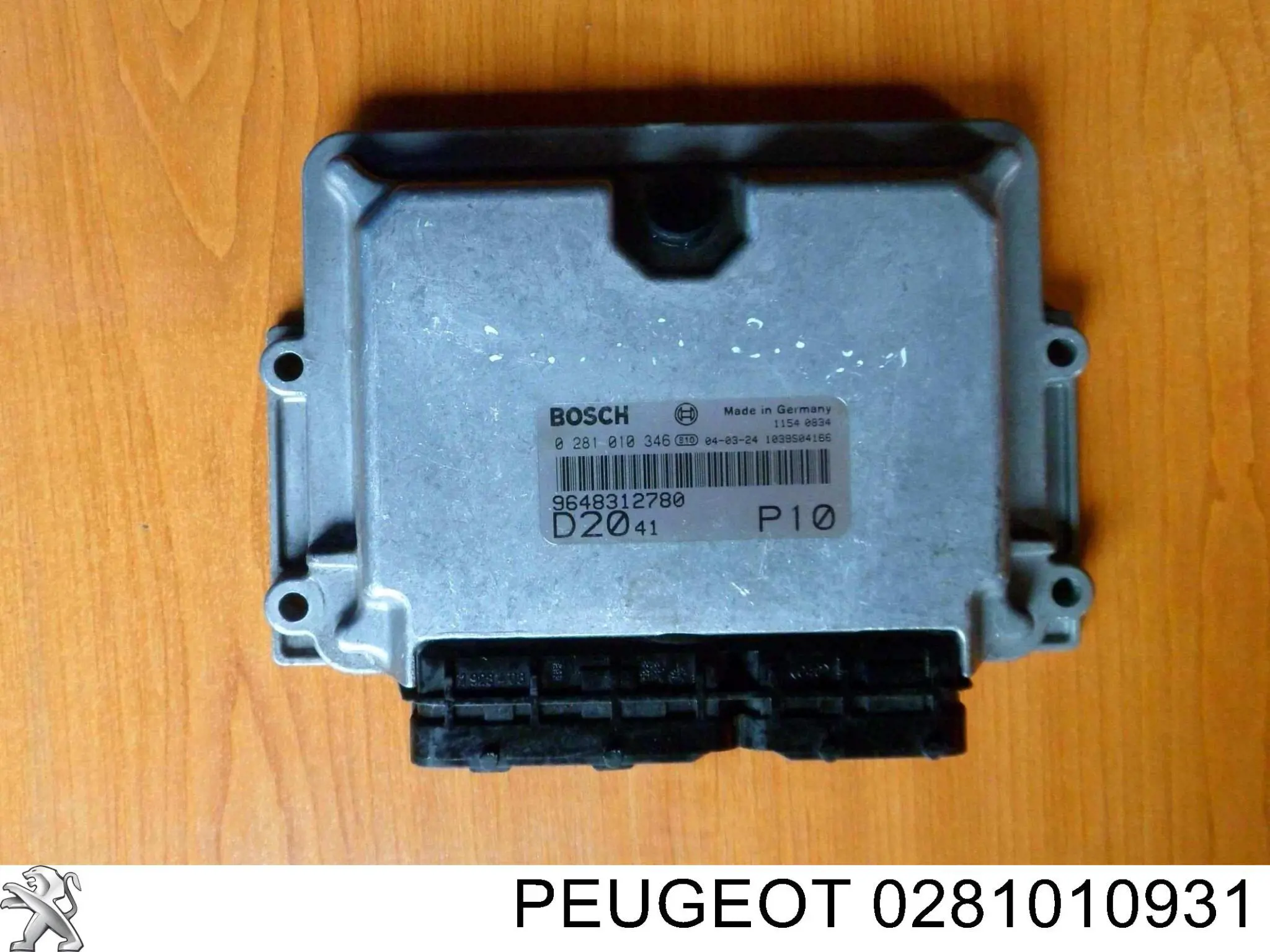Unidad de control del motor  Peugeot/Citroen 0281010931 precio, desde 216,35 EUR