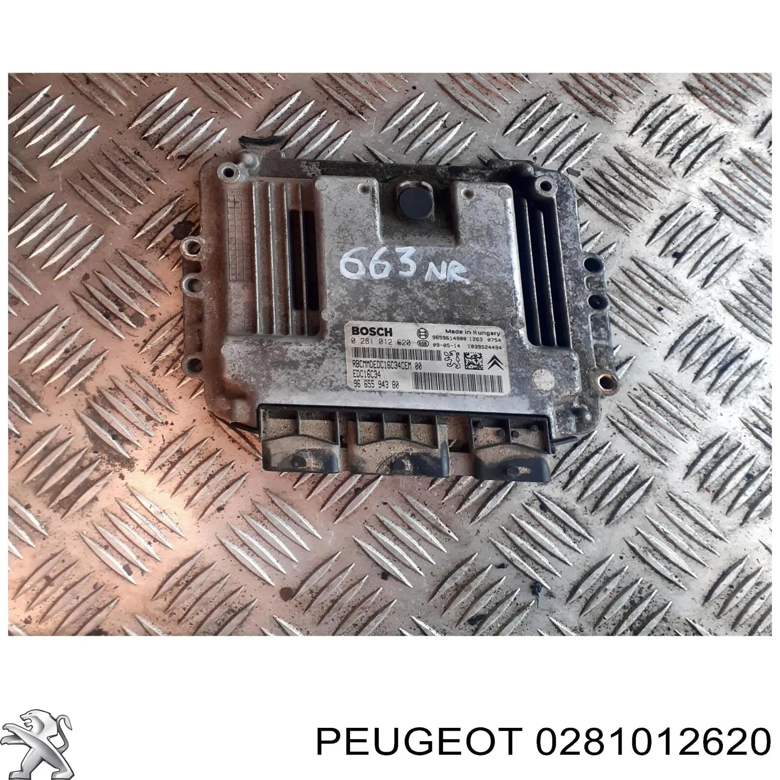 Módulo de control del motor Peugeot/Citroen 1942QE