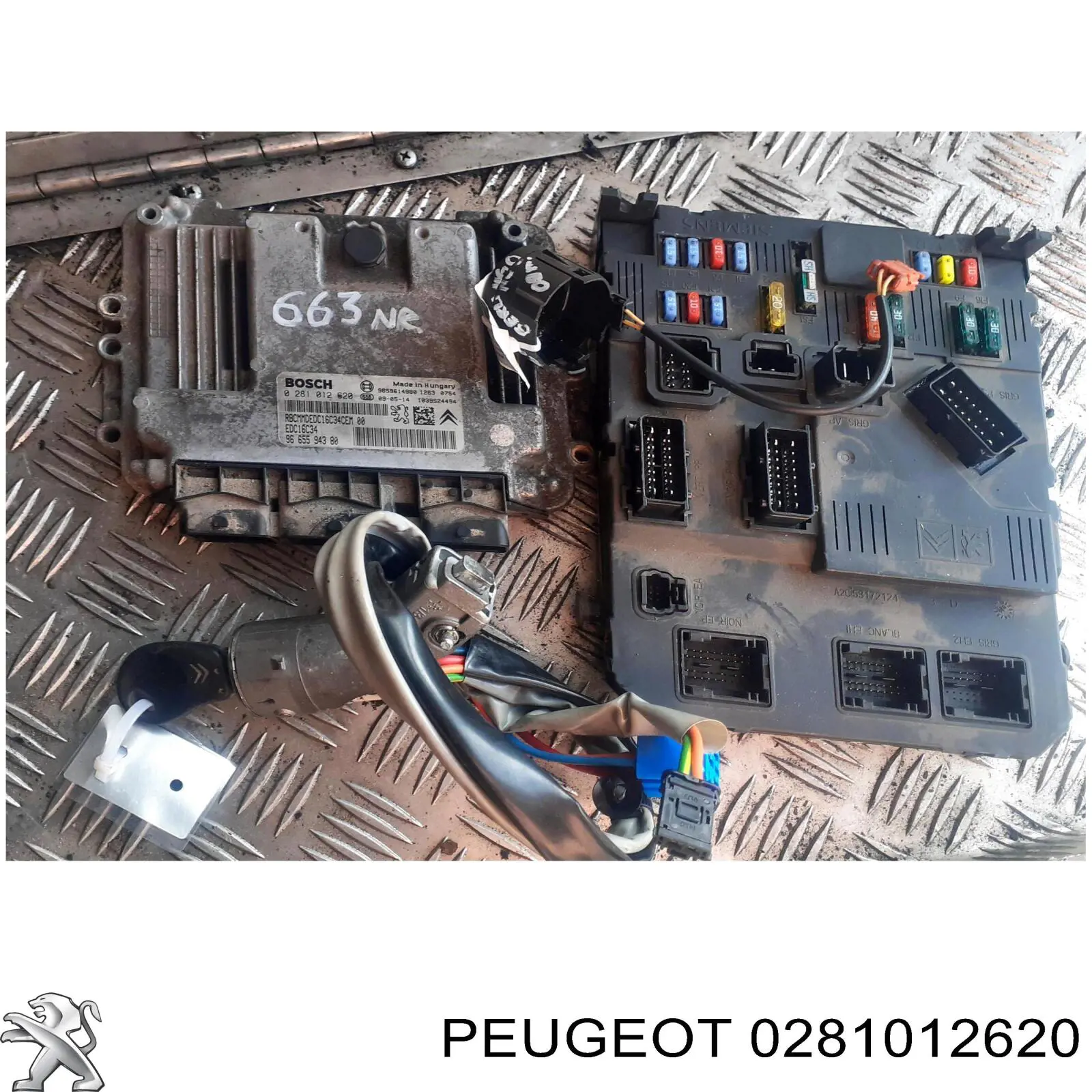 0281012620 Peugeot/Citroen módulo de control del motor (ecu)