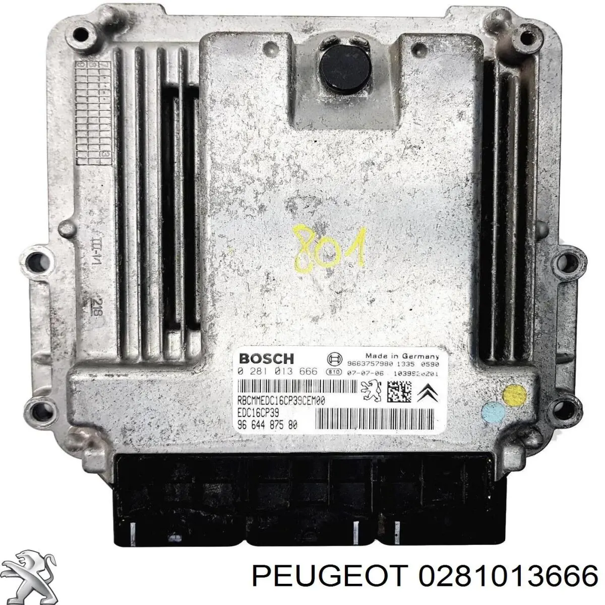 Comprar 0281013666 Peugeot/Citroen ECU
