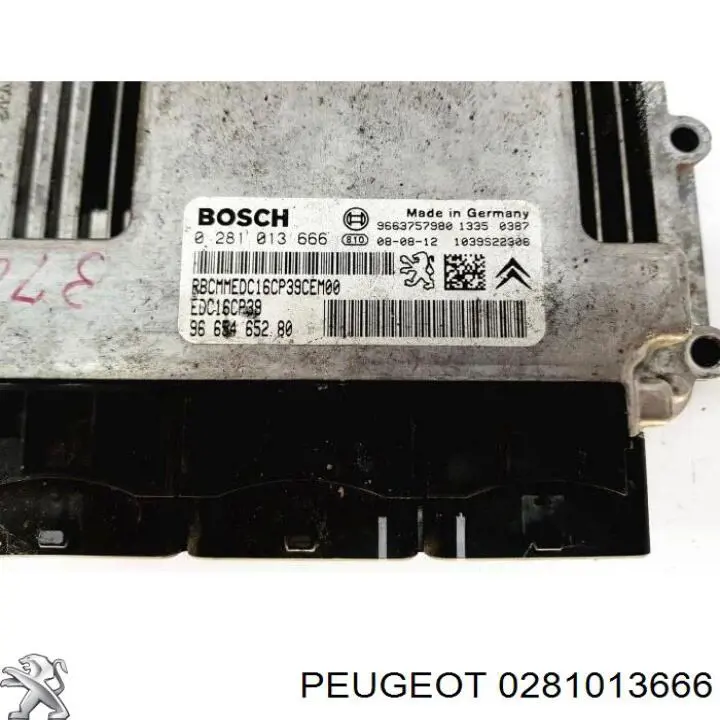 ECU 0281013666 Peugeot/Citroen
