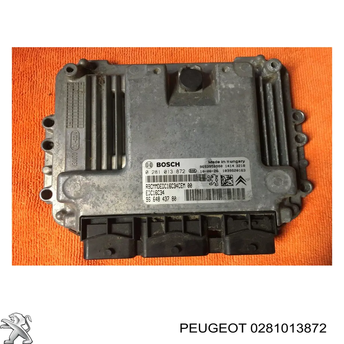 Comprar 0281013872 Peugeot/Citroen ECU