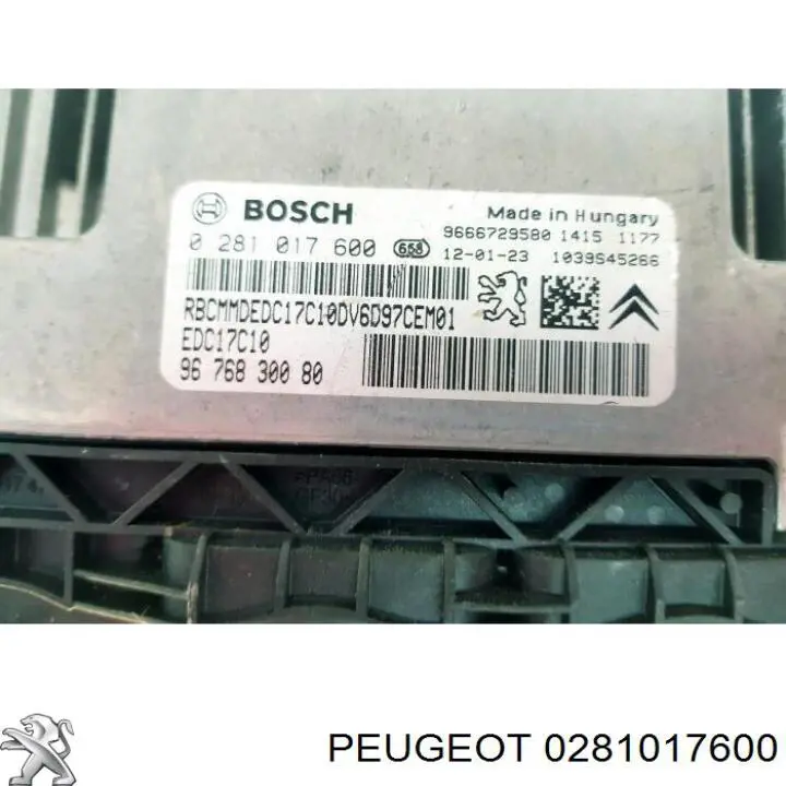Comprar 0281017600 Peugeot/Citroen 