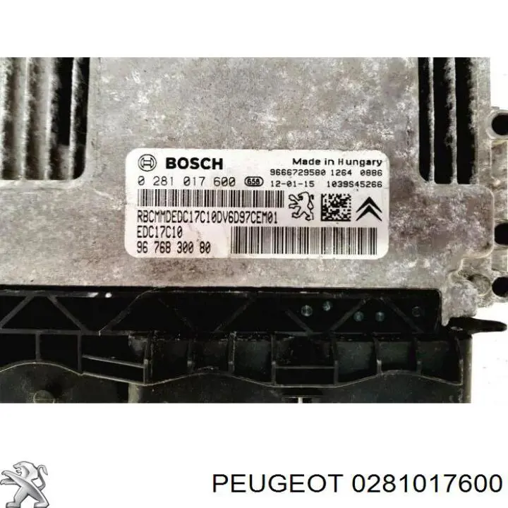  Peugeot/Citroen 0281017600 precio, desde 81,77 EUR