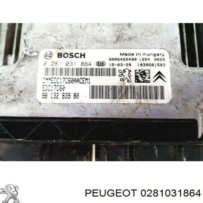  Peugeot/Citroen 0281031864 precio, desde 248,29 EUR