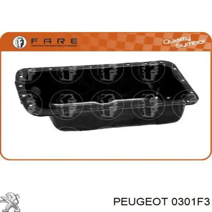 0301F3 Peugeot/Citroen cárter de aceite
