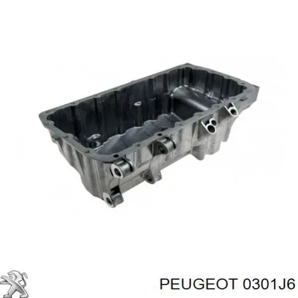 Cárter de aceite del motor para Peugeot 406 (8C)
