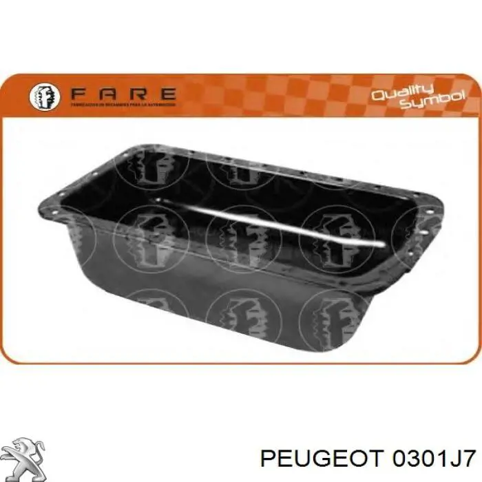 Cárter de aceite del motor Peugeot/Citroen 0301J7 precio, desde 47,96 EUR