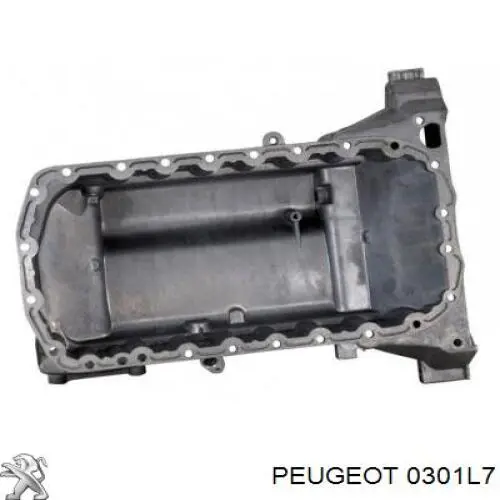 Cárter de aceite del motor 0301L7 Peugeot/Citroen