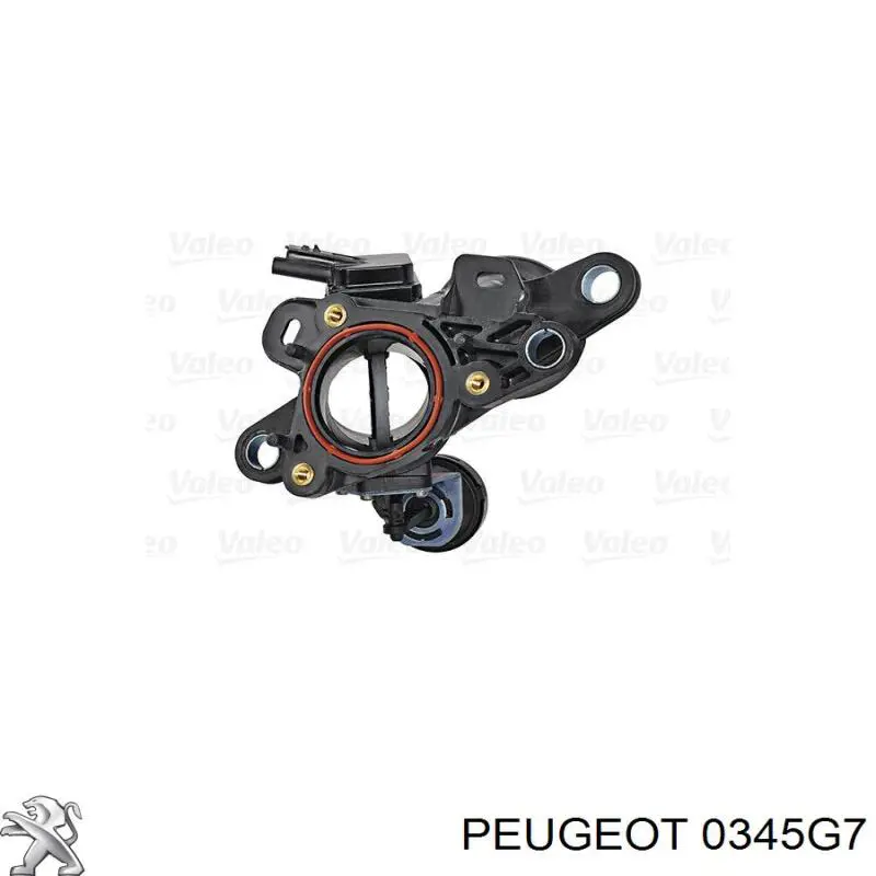 Caja de mariposa Peugeot/Citroen 0345G7