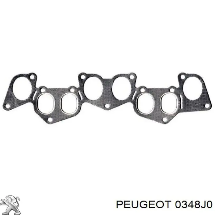 0348J0 Peugeot/Citroen junta multiple de admision/escape combinado