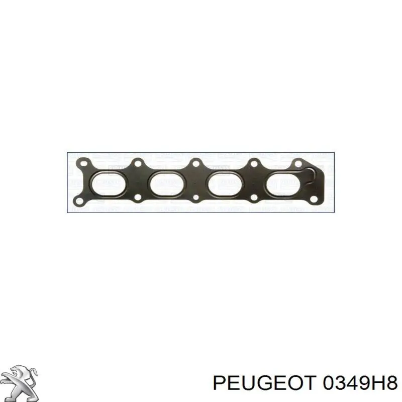 0349H8 Peugeot/Citroen junta de colector de escape