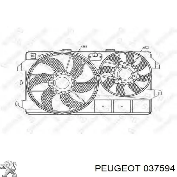 037594 Peugeot/Citroen turbocompresor