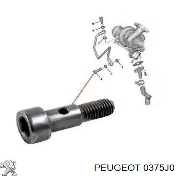0375J0 Peugeot/Citroen turbocompresor