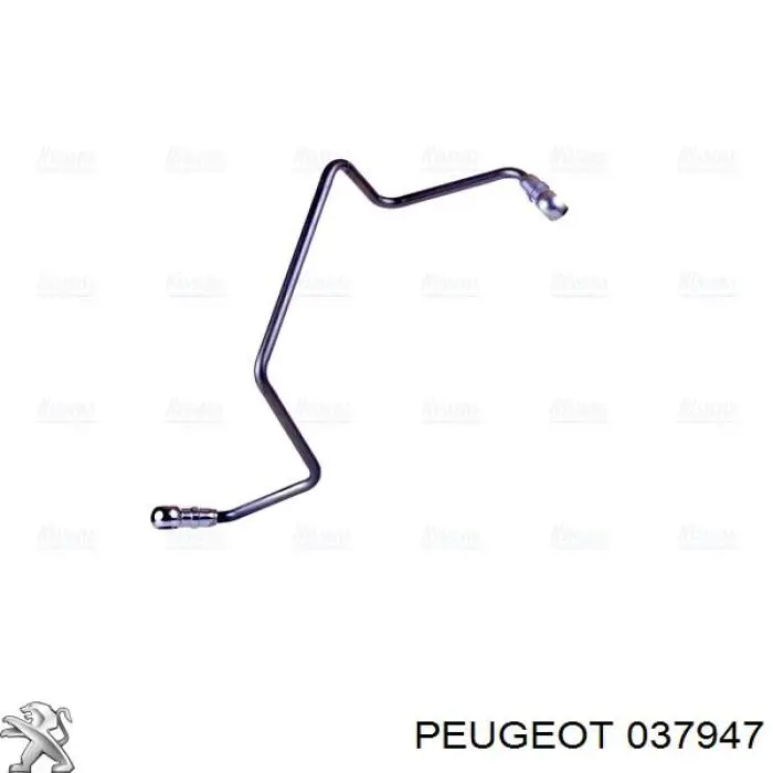 037947 Peugeot/Citroen tubo (manguera Para El Suministro De Aceite A La Turbina)