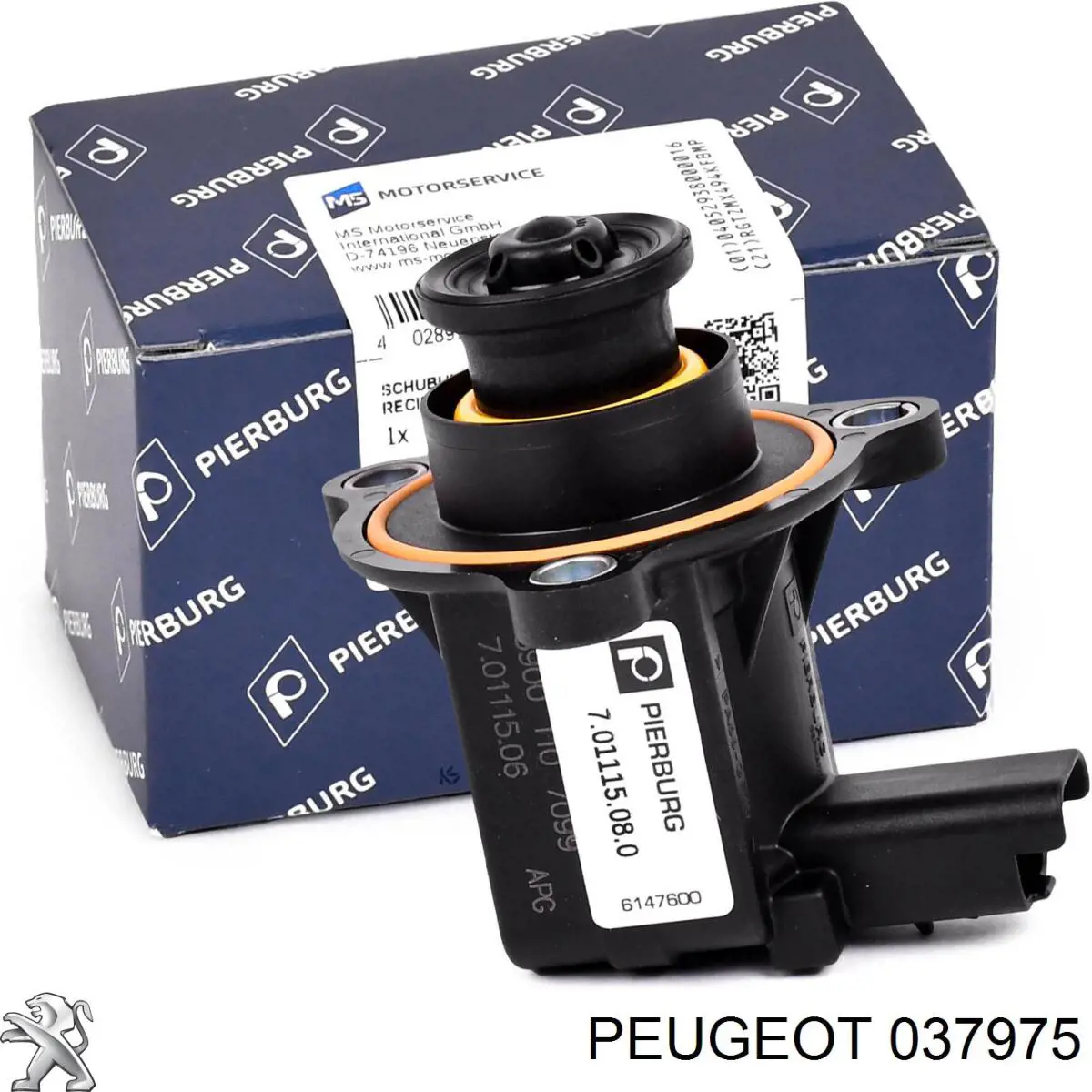 037975 Peugeot/Citroen valvula de recirculacion de aire de carga de turbina