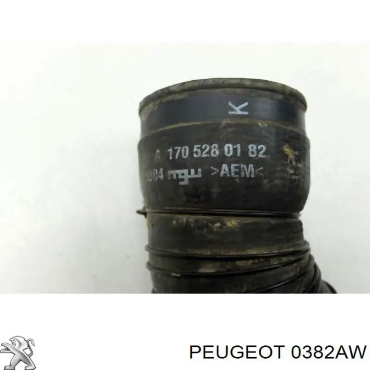 00000382AW Peugeot/Citroen Tubo de salida de aire del turbocompresor