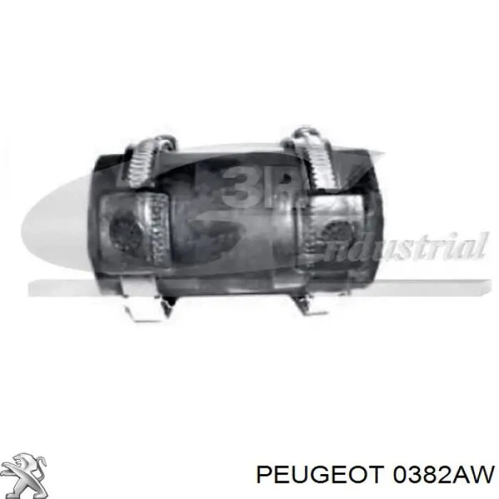 0382AW Peugeot/Citroen tubo flexible de aire de sobrealimentación, de turbina