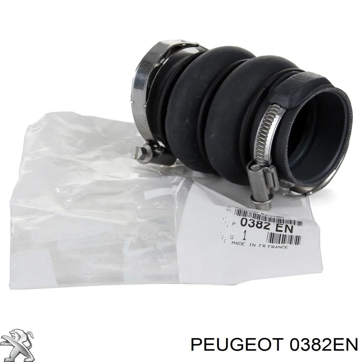 0382EN Peugeot/Citroen tubo flexible de aire de sobrealimentación izquierdo