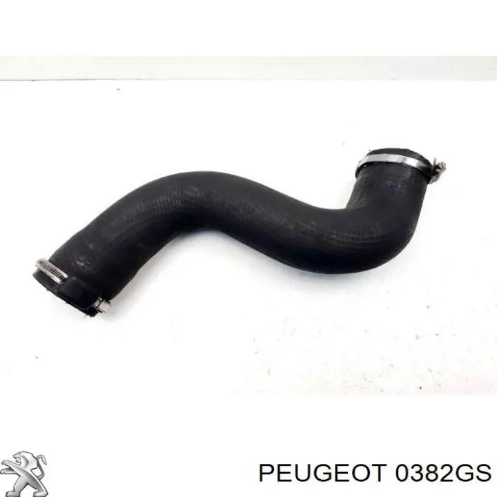 Tubo flexible de aire de sobrealimentación inferior para Peugeot 407 (6E)