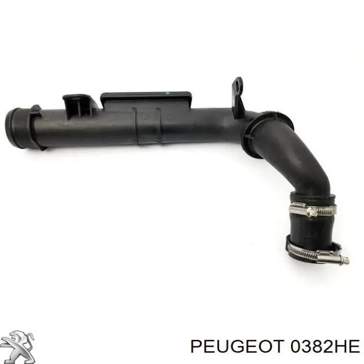 0382HE Peugeot/Citroen tubo flexible de aire de sobrealimentación izquierdo