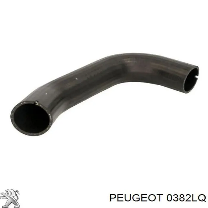 0382LQ Peugeot/Citroen tubo flexible de aire de sobrealimentación inferior izquierdo