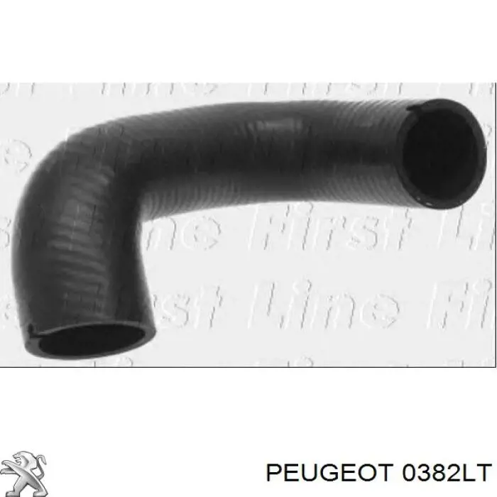 09914 Metalcaucho tubo flexible de aire de sobrealimentación derecho