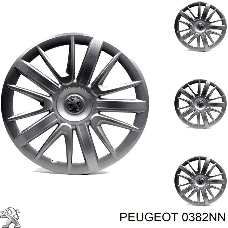 Tubo flexible de aire de sobrealimentación Peugeot/Citroen 0382NN