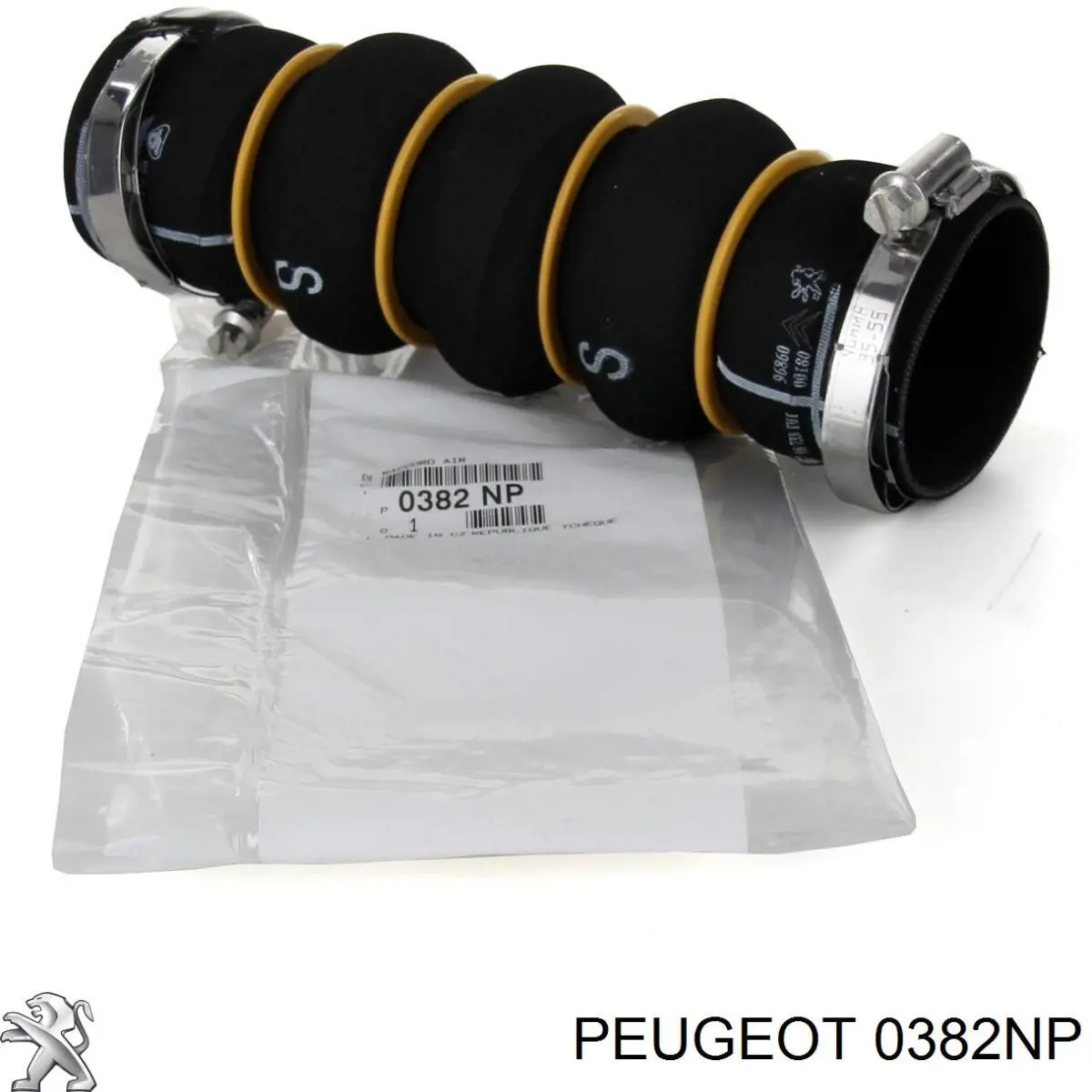 Tubo flexible de aire de sobrealimentación Peugeot/Citroen 0382NP