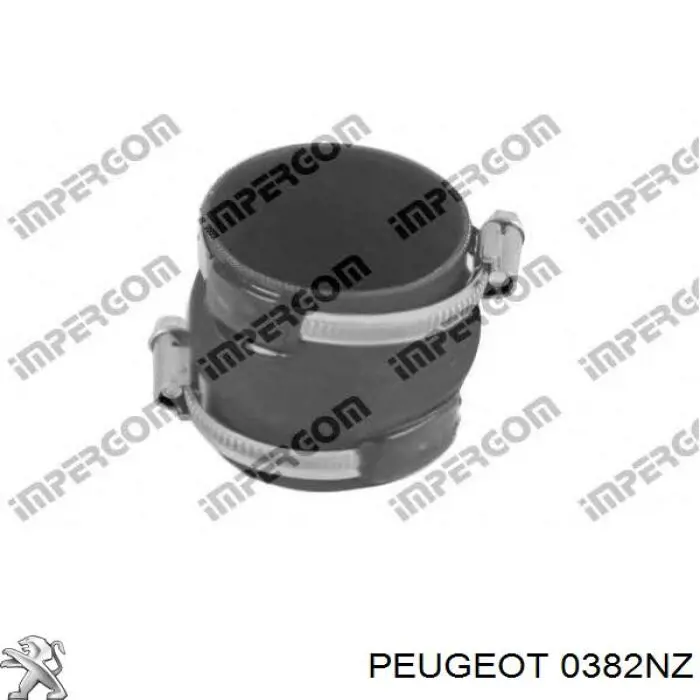 0382NZ Peugeot/Citroen tubo intercooler