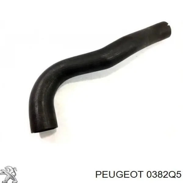0382Q5 Peugeot/Citroen tubo flexible de aire de sobrealimentación izquierdo