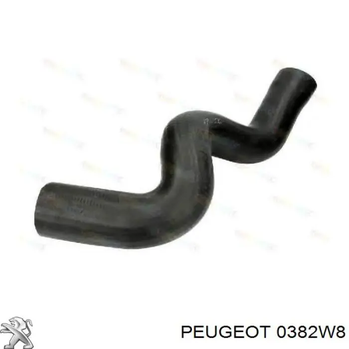 382W8 Peugeot/Citroen tubo intercooler superior