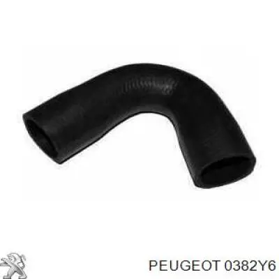 0382Y6 Peugeot/Citroen tubo flexible de aire de sobrealimentación izquierdo