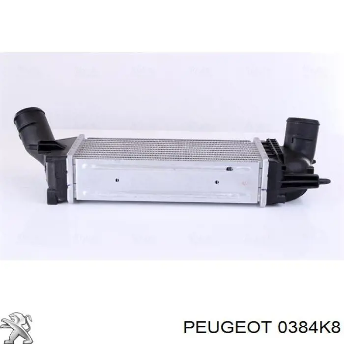 0384K8 Peugeot/Citroen Radiador de intercooler