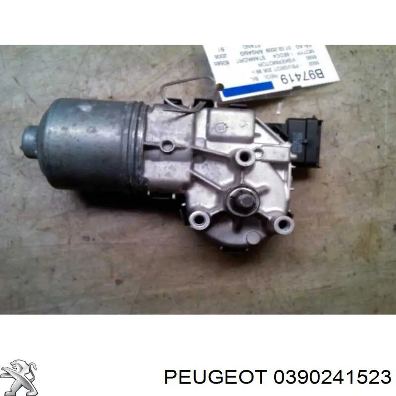0390241523 Peugeot/Citroen motor del limpiaparabrisas del parabrisas