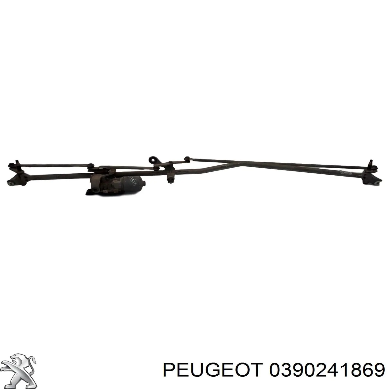 Motor limpiaparabrisas 0390241869 Peugeot/Citroen