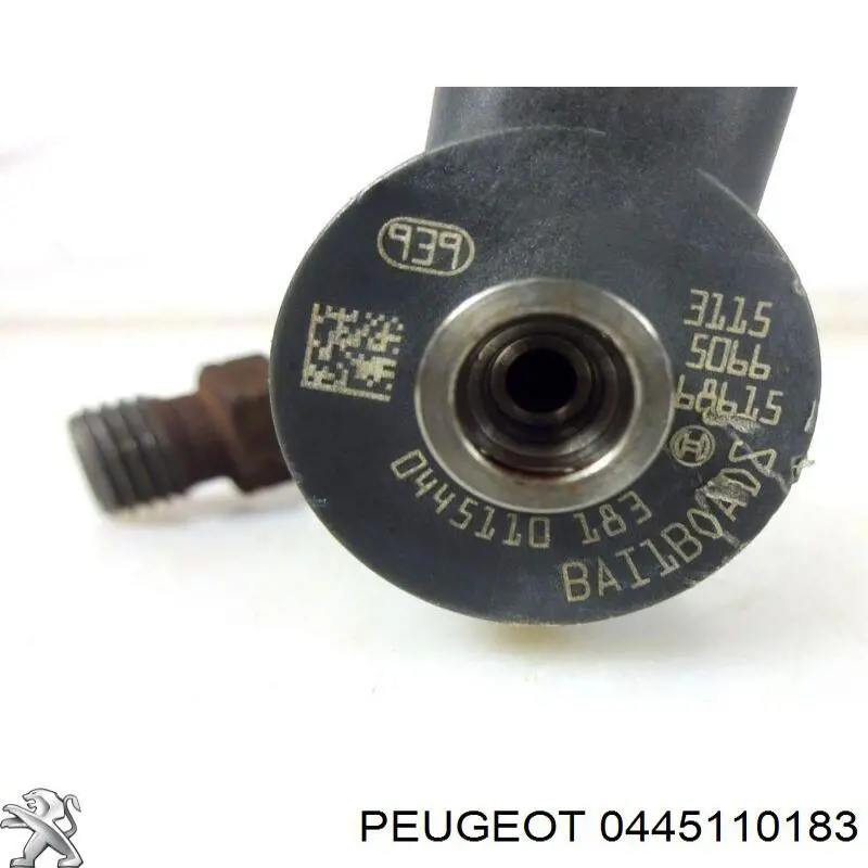 0445110183 Peugeot/Citroen inyector de combustible