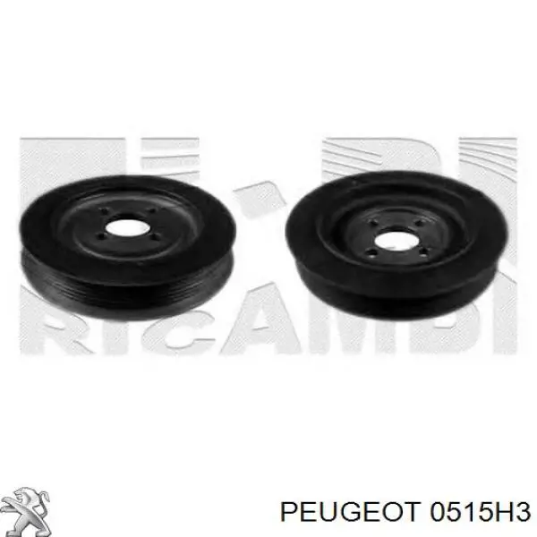 Polea de cigüeñal 0515H3 Peugeot/Citroen