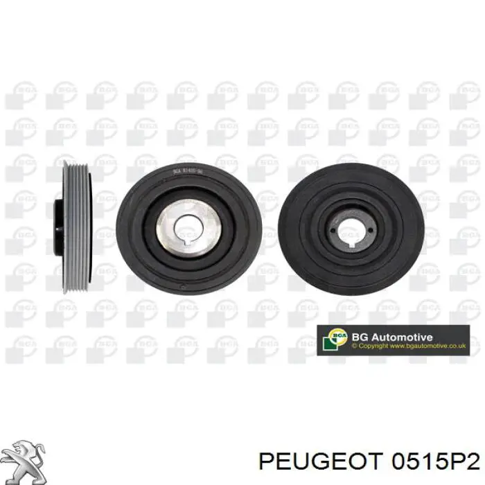 Polea del cigüeñal Peugeot/Citroen 0515P2 precio, desde 60,68 EUR