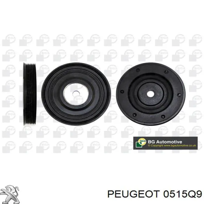0515Q9 Peugeot/Citroen corona del sensor de posicion cigueñal