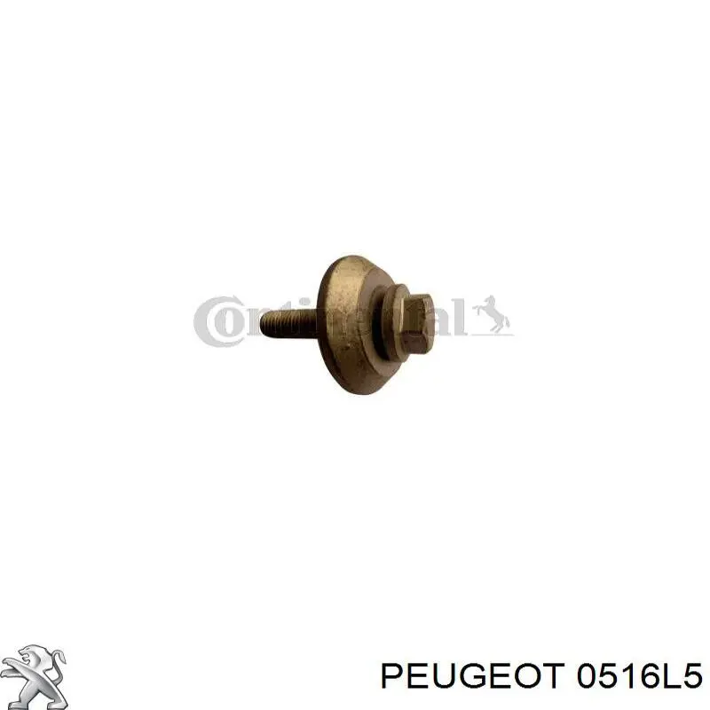 Perno de la polea del cigüeñal 516A3 Peugeot/Citroen