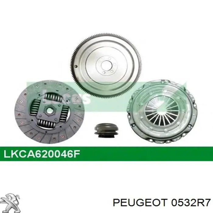 Volante motor Peugeot 207 WA, WC